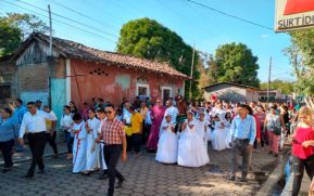 Familias de Posoltega celebran sus fiestas patronales