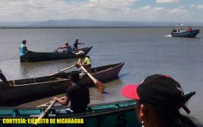 Fuerza Naval dio cobertura y seguridad a competencia de remo en Tipitapa