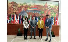Embajador de Nicaragua en Palestina en reunión con la Jefa de Protocolo del Ministerio de Asuntos Exteriores y Expatriados