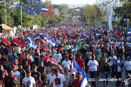 Más de 3 mil actividades este fin de semana en una Nicaragua potente, valiente y victoriosa
