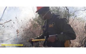 Extinguen incendio forestal en la Península de Apoyeque