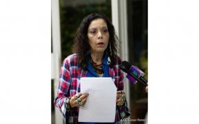 Compañera Rosario Murillo después de Reunión Virtual Extraordinaria de Jefes de Estado del SICA