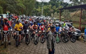 Ciclistas de toda Nicaragua participan en el Rally de Montaña cerro El Arenal, Matagalpa