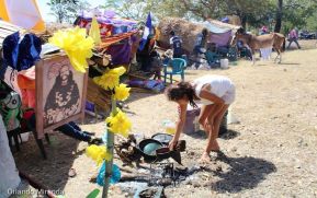 Carretas Peregrinas avanzan bajo la protección de Jesús del Rescate