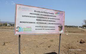 Concluye tercera etapa de entrega de lotes del programa Bismarck Martínez en Ciudad Sandino