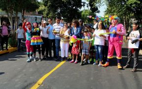 Recarpetean calles del Complejo Mao ubicado en el distrito V de Managua