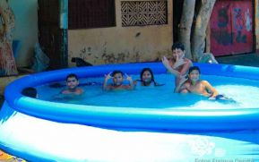 Piscinas inflables la mejor opción para refrescarse en Semana Santa