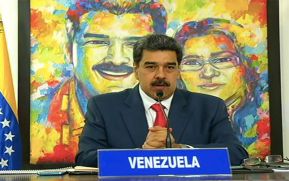 Presidente Nicolás Maduro durante la Cumbre virtual convocada por MNOAL