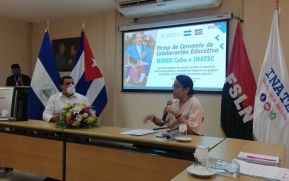 Nicaragua y Cuba firman convenio de colaboración en educación técnica