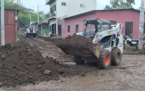 Así lucen las calles de concreto hidráulico en el barrio Benedicto Valverde, Managua