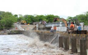 Restablecido el paso sobre el río El Recreo en Boaco