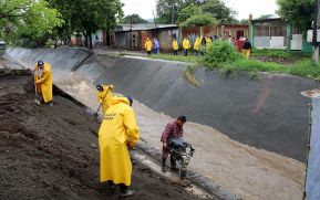 Alcaldía de Managua realiza recorrido en puntos afectados por lluvias en el distrito cuatro