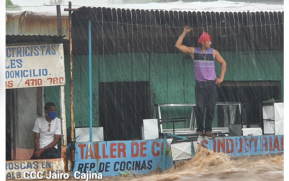 Sinapred informa sobre anegamientos temporales en 55 viviendas en toda Nicaragua