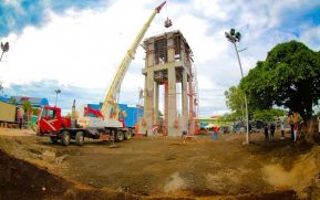 Alcaldía de Managua supervisa avances en construcción de la campana de la paz y el monumento a los héroes nacionales