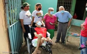Gobierno Sandinista entrega sillas de ruedas en Ciudad Sandino y Mateare