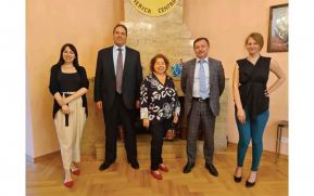 Representación de Nicaragua en reunión con representantes del Banco ruso VEB.RF