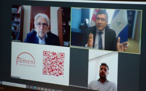Nicaragua en encuentro con el presidente de Foment del Treball Cataluña, España
