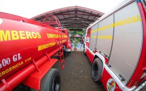 Estación de bomberos número 90 es inaugurada en Altagracia, Isla de Ometepe