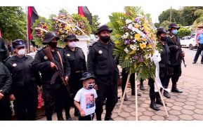 Familias de Masaya rinden homenaje al héroe de la paz y el amor Gabriel Vado Ruiz