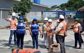 Mined y Mifan visitan proyecto de mejoramiento Centro de Estudio en Chinandega