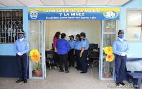 Así fue el relanzamiento de la comisaria de la Mujer “Inspectora Juana Francisca Aguilar" en Jinotepe