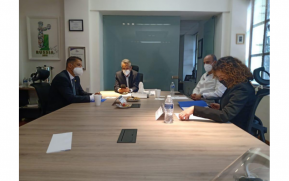 Embajador Juan Carlos Gutiérrez con alcalde de Coyoacán en México
