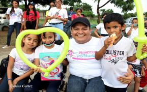 Una tarde de alegría para los niños nicaragüenses en homenaje a Tomás y Fidel
