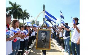 Managua: Emotivo homenaje en el 64 aniversario del paso a la Inmortalidad de Rigoberto López Pérez