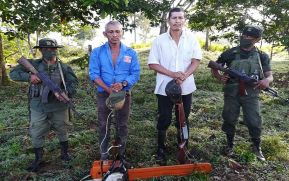 Ejército realiza retención de ciudadanos por portación ilegal de armas y traslado ilegal de bestias mulares