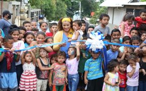 Barrio Concepción de María del distrito VI de Managua estrena calles asfaltadas
