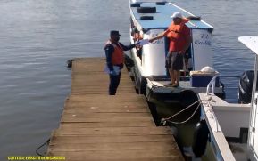Destacamento Naval de Aguas Interiores brindó cobertura, seguridad e inspecciones a embarcaciones