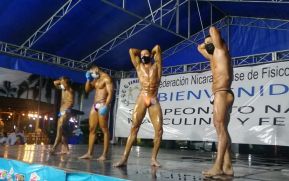 Visitantes al puerto Salvador Allende presenciaron un torneo nacional de fisicoculturismo