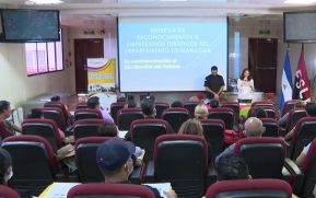 Intur entrega reconocimiento a actores turísticos de Managua