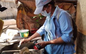 Jornada intensiva de lucha antiepidémica en el barrio 22 de Enero de Managua