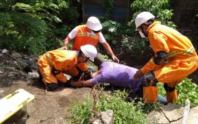 Familias de Ciudad Sandino participan en Tercer Ejercicio Nacional Multiamenaza