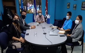 Director de la DGA recibe visita de cortesía del Embajador de El Salvador