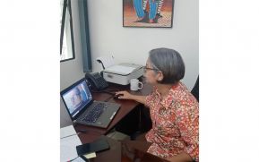 Representante de Nicaragua en reunión con el Director Ejecutivo del Consejo Nacional de Ciencia y Tecnología de El Salvador