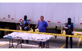 Policía de Nicaragua incauta droga procedente de Panamá con destino Honduras