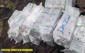 Ejército de Nicaragua realiza incautación de droga al narcotráfico