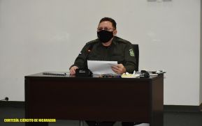 Ejército de Nicaragua se reúne con el Jefe del Estado Mayor Conjunto de las Fuerzas Armadas de Honduras
