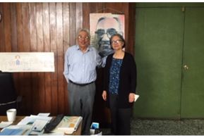 Reunión con Director de Biblioteca Nacional de El Salvador, Poeta Manlio Argueta