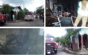 Bomberos Unificados reporta incendio ocurrido en Chinandega