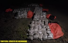 Ejército de Nicaragua realiza incautación de droga al narcotráfico