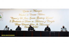 X Promoción de Doctores en Medicina y Cirugía de la Escuela de Medicina del Ejército de Nicaragua