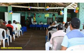 Comando Militar Regional sostuvo reunión con ganaderos en Chinandega