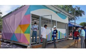 Nicaragua: Sale tercer envío de aulas prefabricadas a zonas afectadas por el huracán Eta y Iota