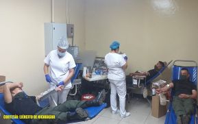 Unidad Humanitaria y de Rescate del Ejército en jornada de donación de sangre