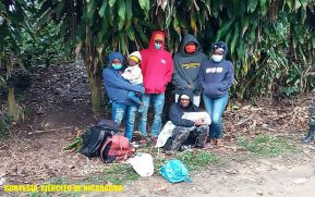 Ejército de Nicaragua retuvo a 12 migrantes indocumentados haitianos y chilenos