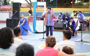 Presentan poesía musicalizada de Rubén Darío en barrios de la capital