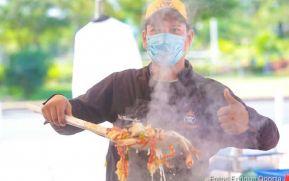 Familias disfrutaron la primera Feria del Mar del año 2021 en la Plaza 22 de Agosto en Managua